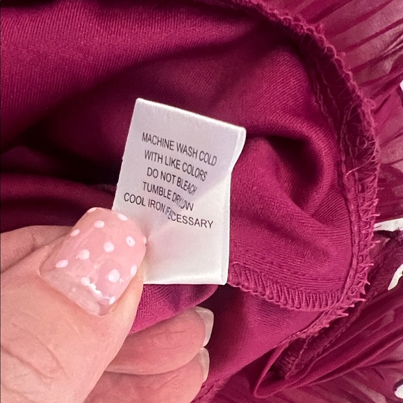 Glamour Magenta Midi Dress with Ruffle Details size 16 - Picture 9 of 9